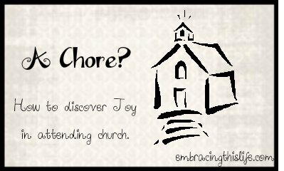 Joy in church