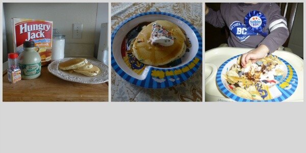birthday pancakes
