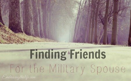 Finding friends - For the Military Spouse